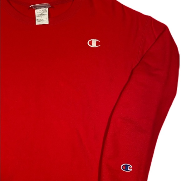 Solid Red Champion Reverse Weave - Picture 4 of 4